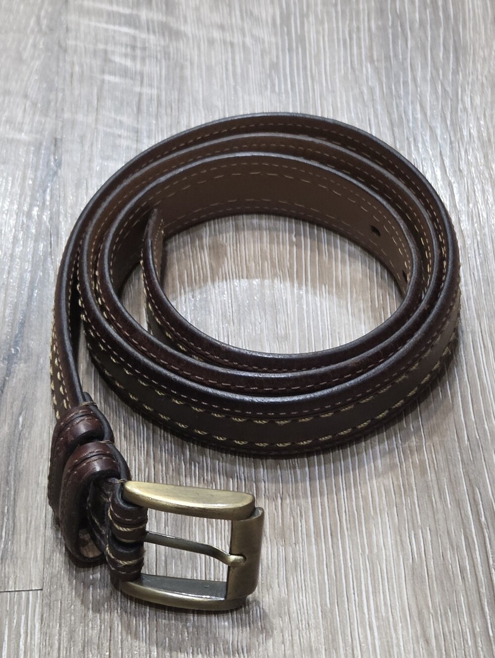 Allen Edmonds Men's Pre-owned Leather Belt Brown Size 42"